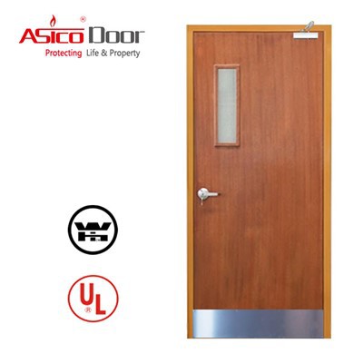 لکڑی کے آگ سے بچنے والے دروازے